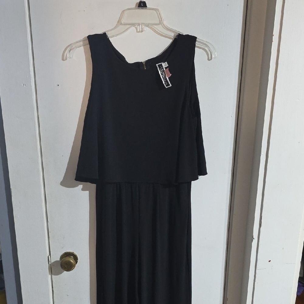 Julian Taylor Black Sleeveless Jumpsuit - Picture 1 of 4